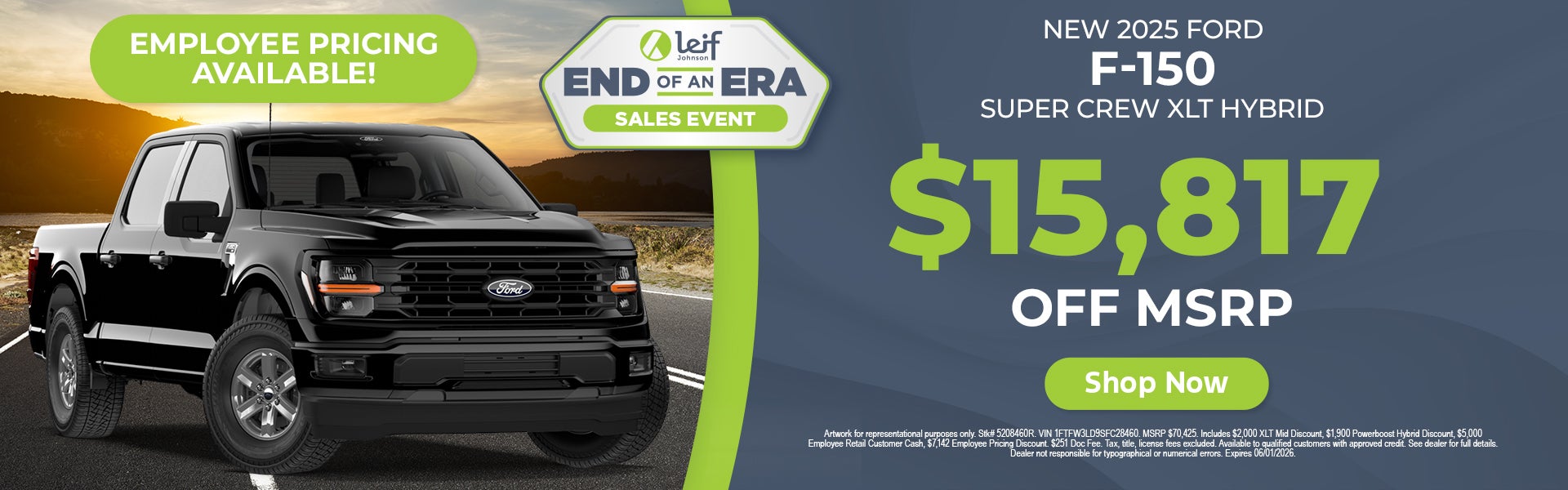 Ford F-150 sale